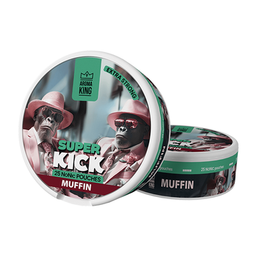 Bolsitas de 25 mg de Aroma King Super Kick NoNic - 25 bolsitas