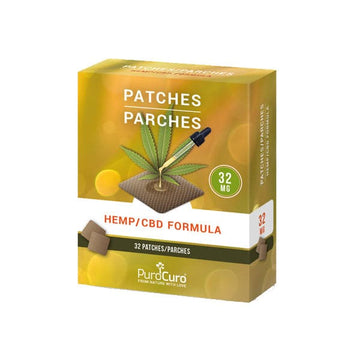 Parches de fórmula CBD de 32 mg de PuroCuro