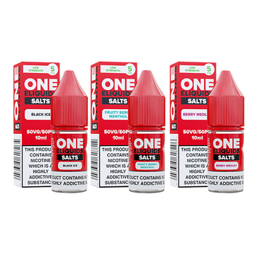 E-líquidos One de 5 mg con sabor a sal de nicotina, 10 ml (50 VG/50 PG)