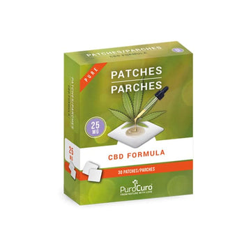 Parches de CBD puro de 25 mg de PuroCuro