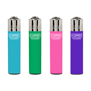 40 encendedores Clipper CP22RH Classic Micro Flint de marca sólida - CP1C002UKH