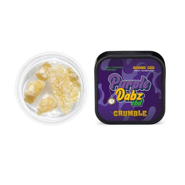 Crumble de CBD de 1000 mg de Purple Dabz de Purple Dank (COMPRE 1 Y OBTENGA 1 GRATIS)