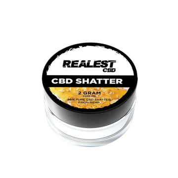 Realest CBD 2000 mg CBD Shatter (COMPRE 1 Y OBTENGA 1 GRATIS)