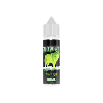 Lobo de nieve 50 ml, relleno corto, 0 mg (70 VG/30 PG)