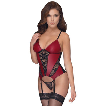 Cottelli Bustier y Tanga Con Encaje Talla: Mediana