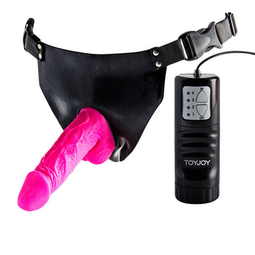 ToyJoy Pink Powergirl Cinta Em Dong Vibratório