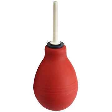 Bulbo de enema vermelho Clean Stream
