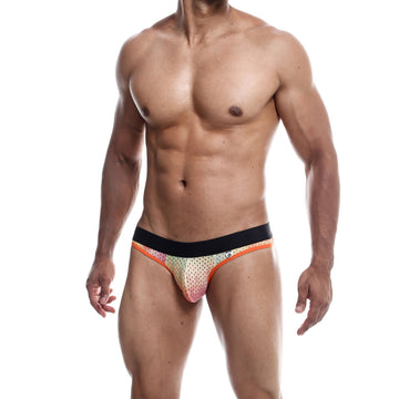 Bóxer Aero Jock para hombre, color naranja, talla X grande