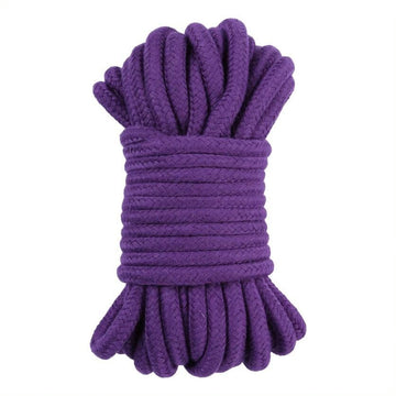 Eu, você, nós, amarre-me, corda de algodão macio, 10 metros, roxo