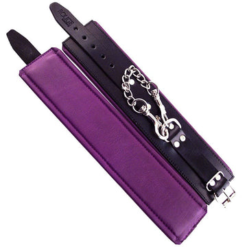 Punhos de pulso Rouge Garments acolchoados com acabamento roxo