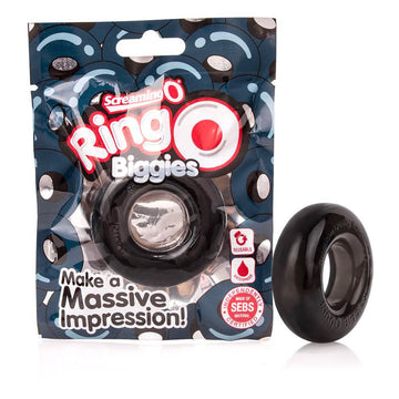 Anillo para el pene negro Screaming O Ring O Biggies