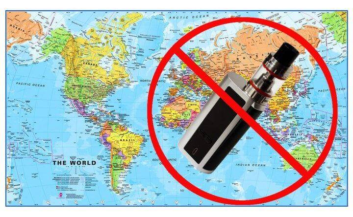 Vaping in different country laws