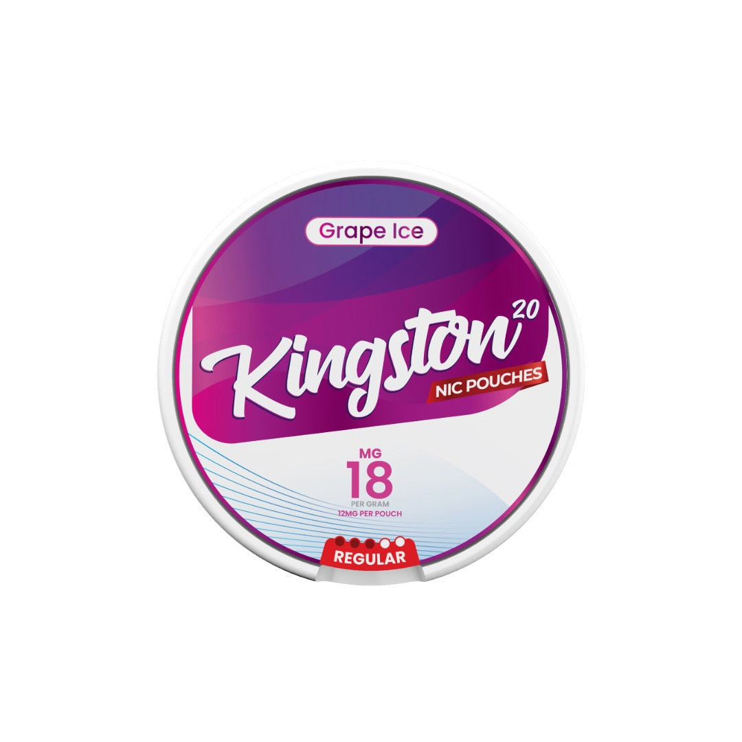 Bolsas de nicotina Kingston de 18 mg (20 bolsas)