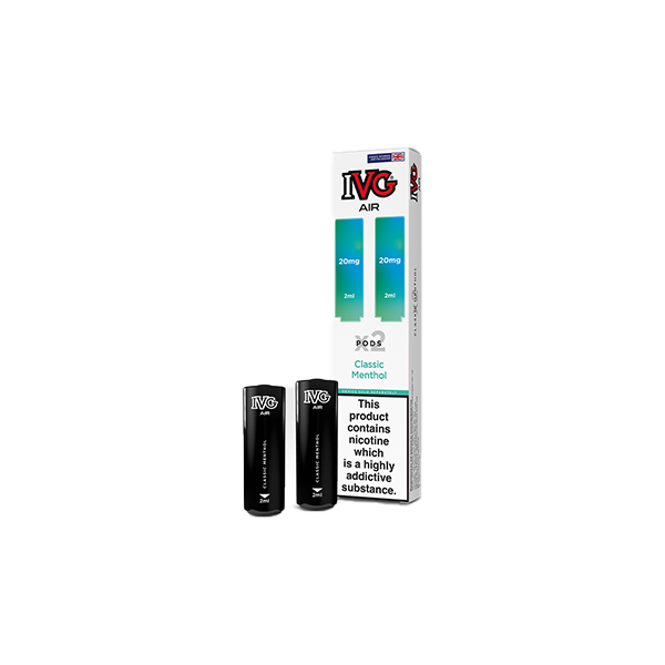 20mg I VG Air Prefilled Pods 2ml 1200 Puffs - 2 Pcs