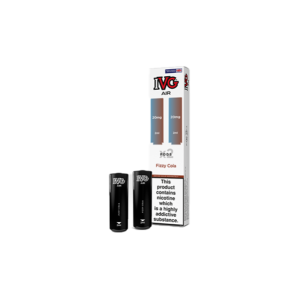 20mg I VG Air Prefilled Pods 2ml 1200 Puffs - 2 Pcs