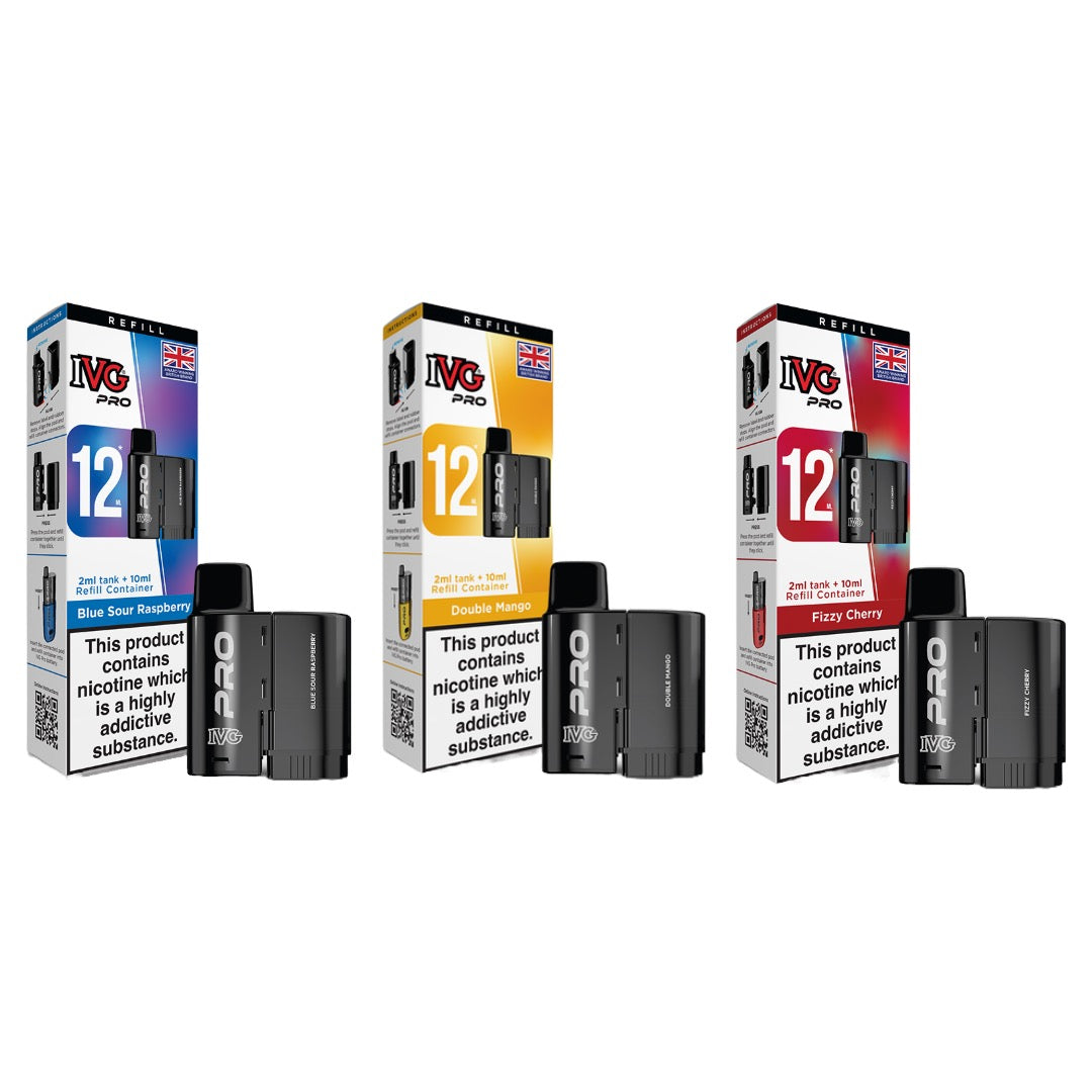 20mg I VG Pro 12 Refill Pod Pack 10000 Puffs