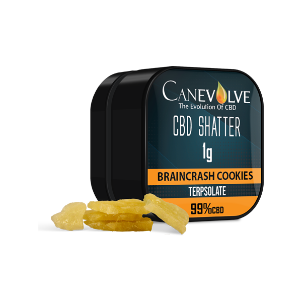 Shatter de CBD al 99 % de Canevolve - 1 g