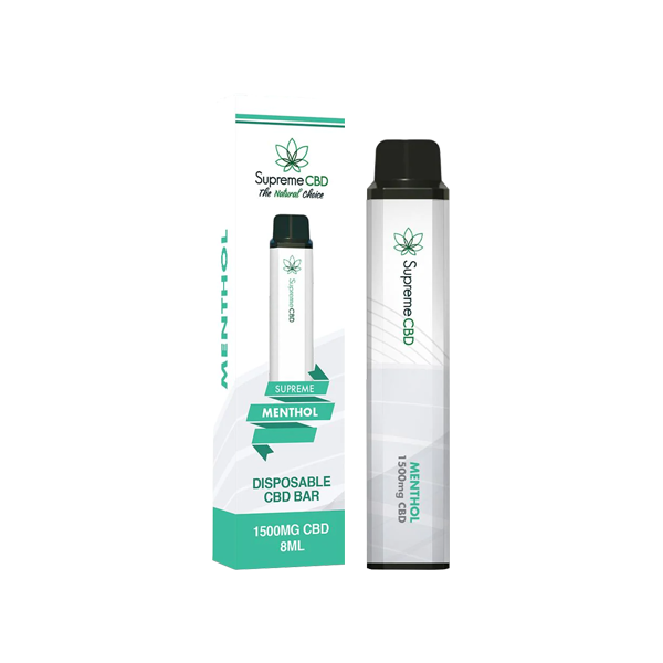 Dispositivo de vapeo desechable de CBD Supreme CBD 1500 mg 3000 bocanadas