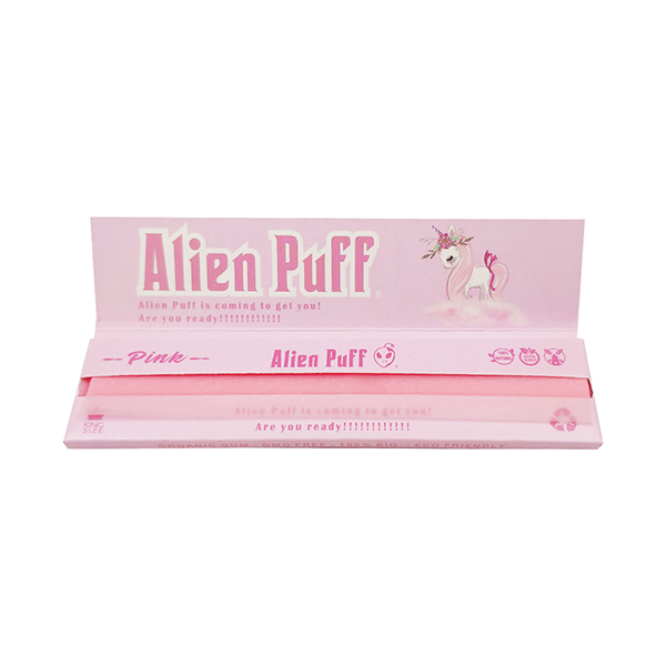 Alien Puff Pink King Size Papers 20 livretos (HP2103)