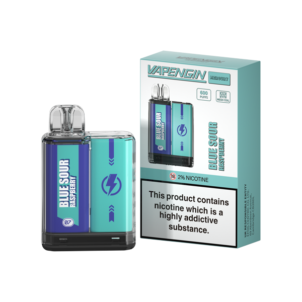 Dispositivo descartável Vapengin Mercury 20mg 600 Puffs