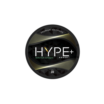 20mg Hype+ Nicotine Pouches - Wintergreen - 20 Pouches