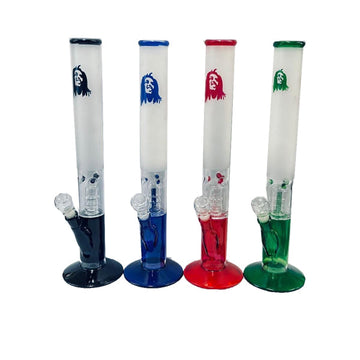 46cm Large Percolator Frosted Bob Marley Glass Bong AC-203 (SM-2379)