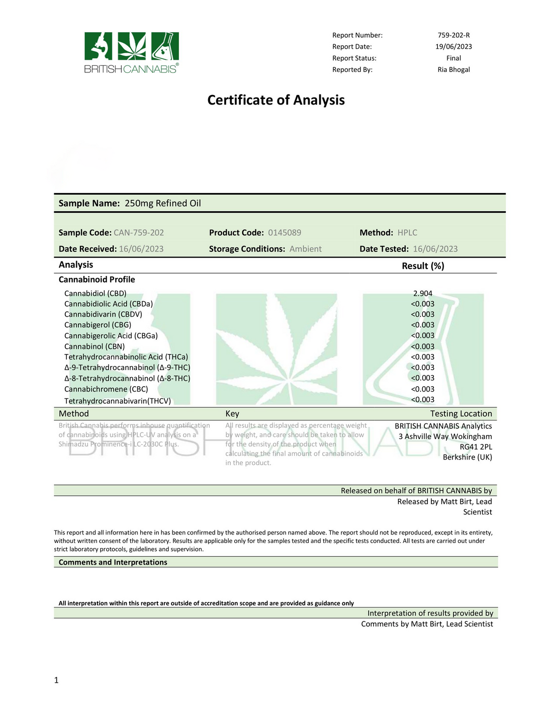 Hempura 250mg CBD Broad Spectrum Oil com terpenos - 10ml