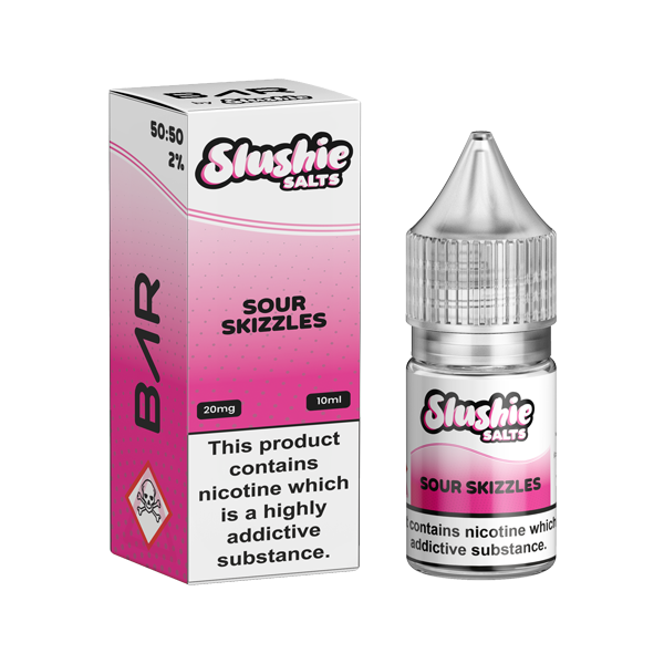 Barra de 20 mg de Slushie, 10 ml de sales de nicotina (50 VG/50 PG)