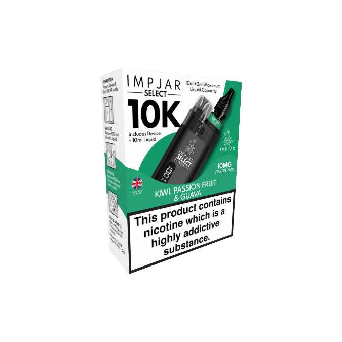 10mg Imp Jar Select 10ml Starter Vape Kit