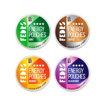 65mg FEDRS Energy Pouches - 20 Pouches