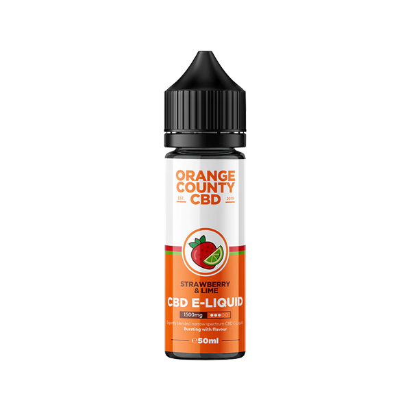 E-líquido CBD de amplio espectro Orange County CBD 1500 mg 50 ml (50 VG/50 PG)