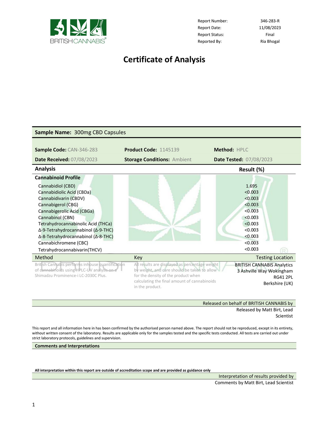 Cápsulas de CBD de amplio espectro de Hempura de 300 mg (30 cápsulas)