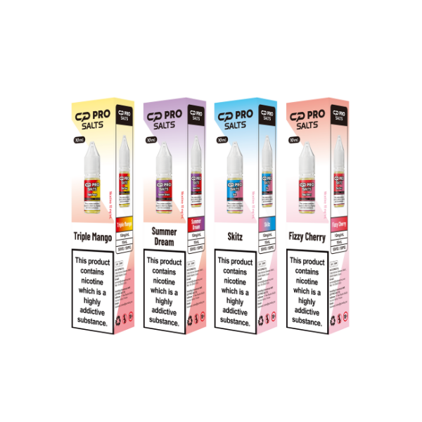 20mg Crystal CP Pro 10ml Nic Salt (50VG/50PG)