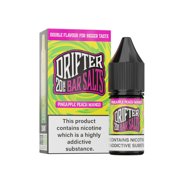 Sales de barra Drifter de 20 mg, sales de nicotina de 10 ml (50 VG/50 PG)