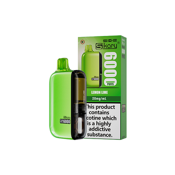 Kit de vapeo desechable Sikary S6000 de 20 mg, 6000 bocanadas