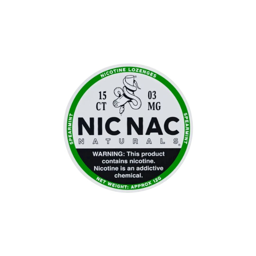 3mg Nic Nac Naturals Nicotine - 15 Lozenge Tablets (Buy 2 Get 1 Free)