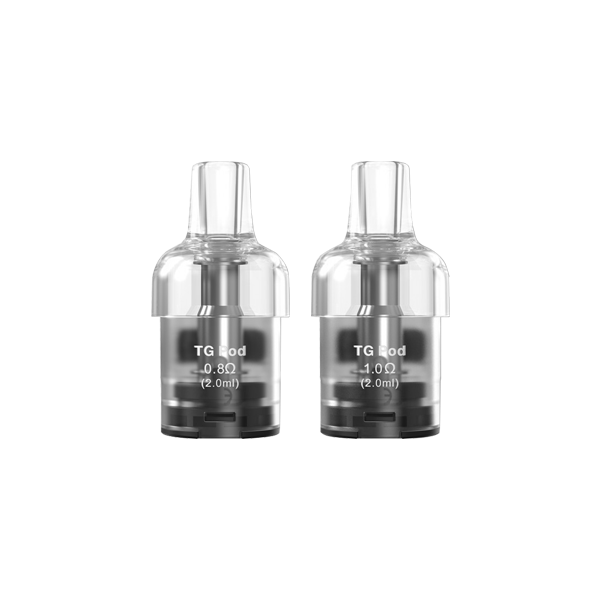 Cápsulas de malla TG de repuesto para Aspire Cyber ​​G, 2 unidades, 0,8/1,0 Ω, 2 ml