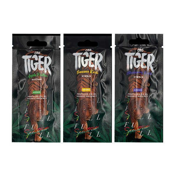 Tiger Vapes 400mg Full-Spectrum CBD Dispositivo de Vape Descartável