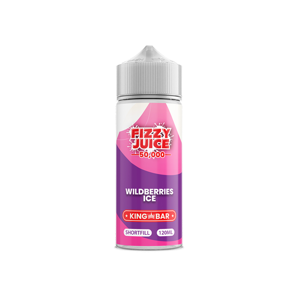 Barra de jugo efervescente King de 100 ml, relleno corto, 0 mg (70 VG/30 PG)