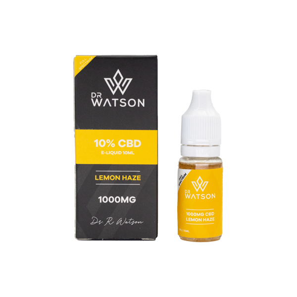 Dr Watson 1000mg Full Spectrum CBD E-líquido 10ml (COMPRE 1 E GANHE 1 GRÁTIS)