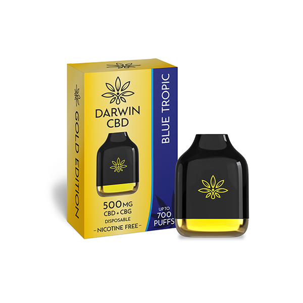 Darwin 500mg CBD + CBG Cubo Descartável 700 Puffs