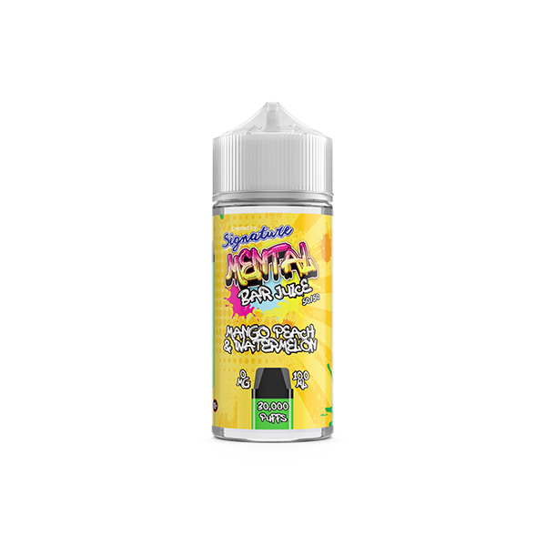 0mg Signature Mental Bar Suco 100ml Shortfill (50PG/50VG)