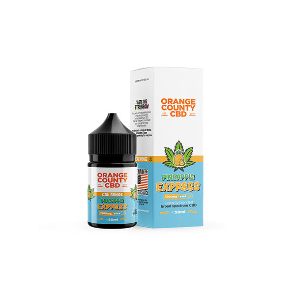 E-líquido de 50 ml de CBD de la gama Cali del condado de Orange (60 VG/40 PG) con 1500 mg de CBD