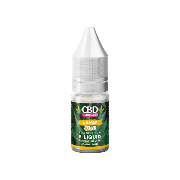 Aceite de CBD para vapear de espectro completo CBD Embrace 500 mg - 10 ml