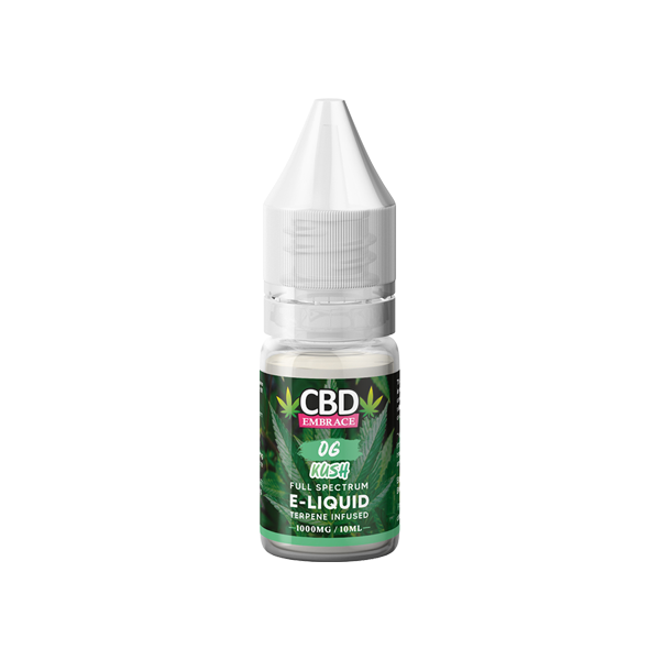 Aceite de CBD para vapeo de espectro completo CBD Embrace 1000 mg - 10 ml