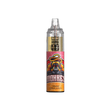 Dispositivo de vapeo desechable Aroma King Tornado de 0 mg, 7000 bocanadas