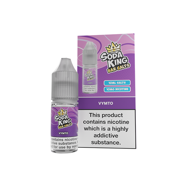 Barra de sales de nicotina Soda King de 10 mg, 10 ml (50 VG/50 PG)