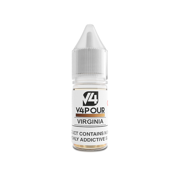 E-líquido de base libre de vapor V4 de 18 mg, 10 ml (50 VG/50 PG)