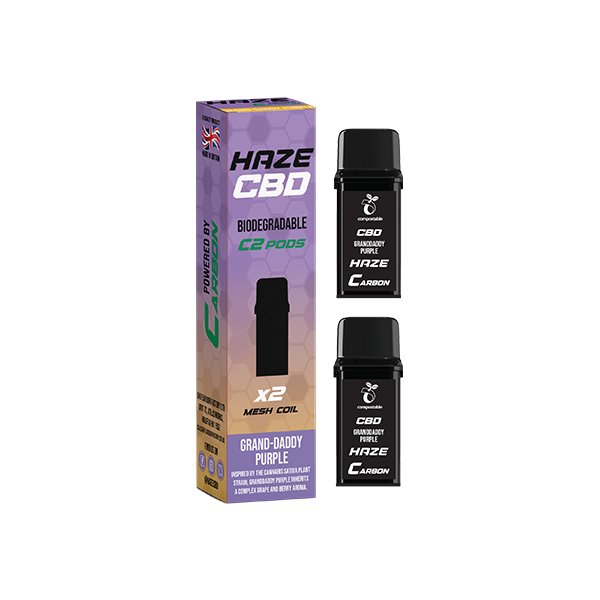 Cápsulas Haze CBD C2 de 500 mg: 800 inhalaciones