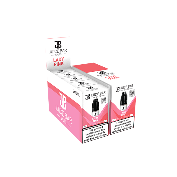 Sais de barra de suco de 10 mg Sais de nicotina de 10 ml - Pacote com cinco (50VG/50PG)